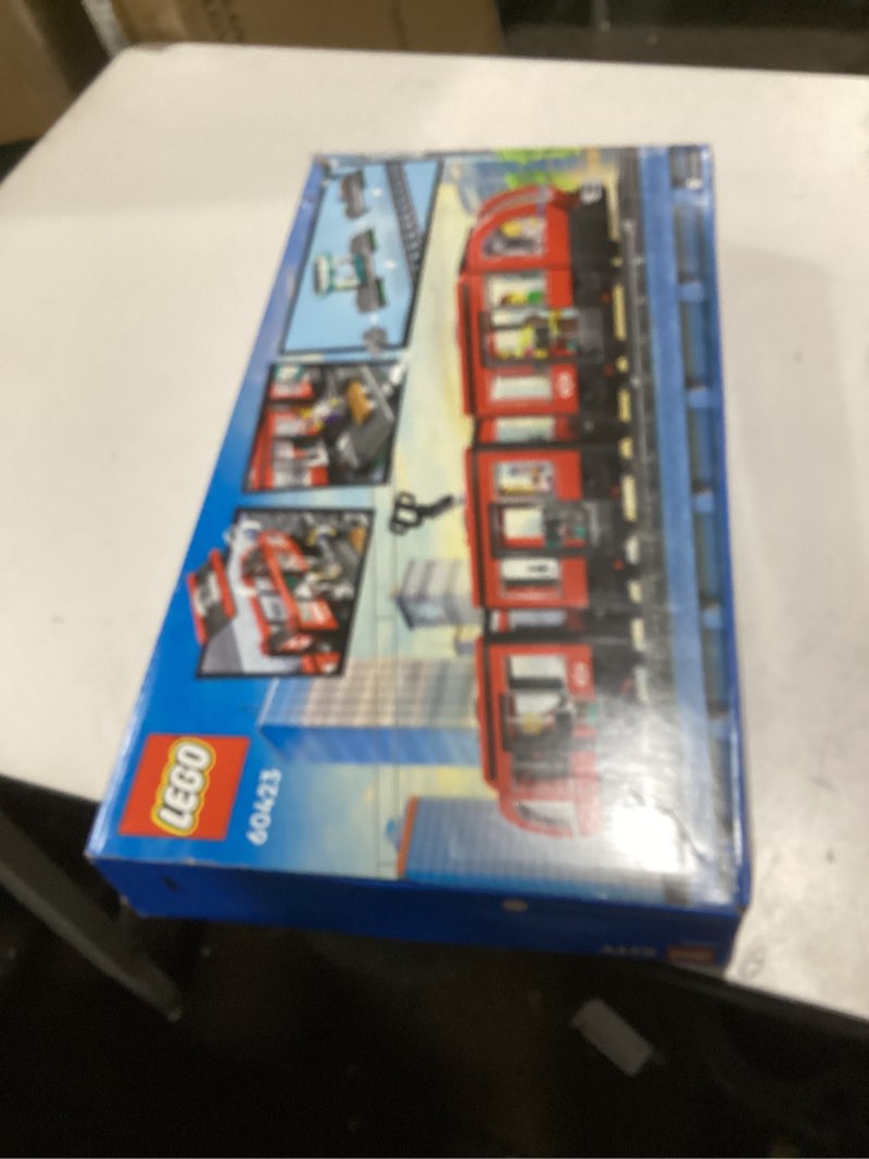 Condition photo showing New/Like New for LEGO City Downtown Streetcar and Station Train Set - Kids Toy Train Building Set for Pretend Play & Imagination, Ages 7+ - Gift Ideas for Boys & Girls Birthdays - 60423