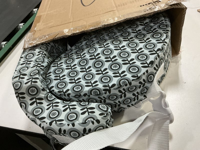 Condition photo showing Good Condition for My Brest Friend Original Nursing Pillow Enhanced Ergonomics Essential Breastfeeding Pillow Support For Mom & Baby W/ Convenient Side Pocket, Double Straps & slipcover, Midnight Poppy Midnight Poppy Original