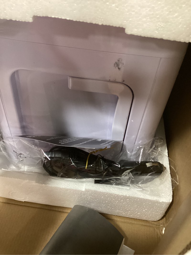 Condition photo showing Good Condition for Cooluli 15L Mini Fridge for Bedroom, Car, Office Desk & College Dorm - 12V Portable Cooler & Warmer for Food, Drinks, Skincare - AC/DC Small Refrigerator with Glass Front, White 15 Liter White