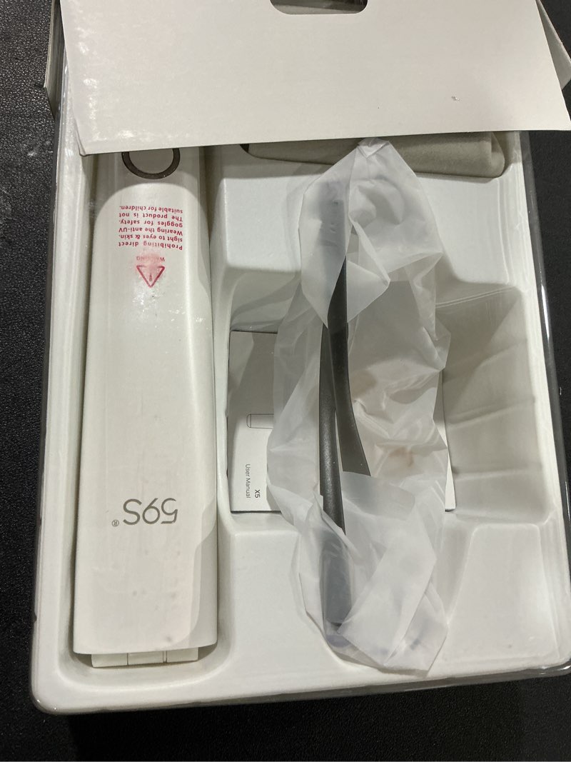 Condition photo showing As Is for UV Light Sanitizer Wand, Portable UVC Light Disinfector Lamp Chargable Foldable UV Wand for Home Hotel Travel with 20 UV-C LED Beads