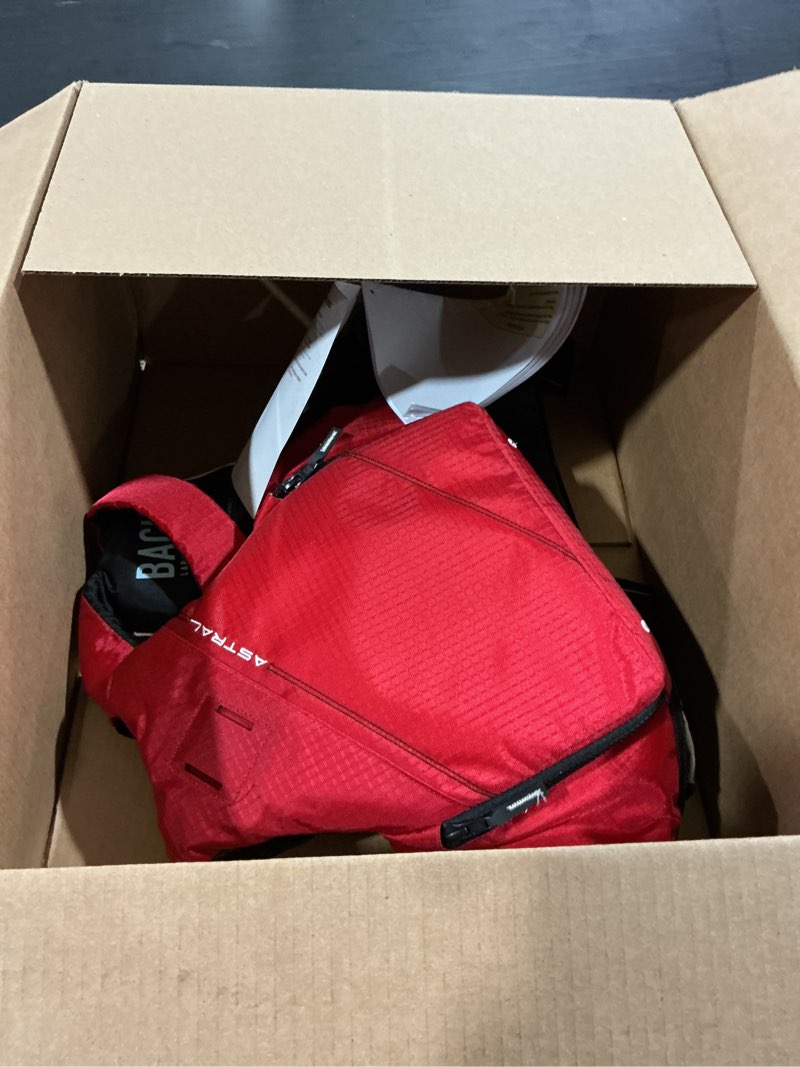 Condition photo showing As Is for astral ytv life jacket pfd for whitewater, touring kayaking, sailing and stand up paddle boarding