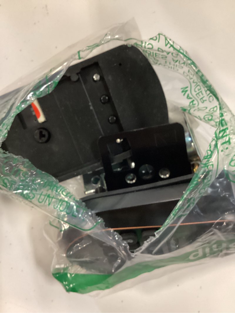 Condition photo showing As Is for ironzon electronic keyless door lock with keypad, gold