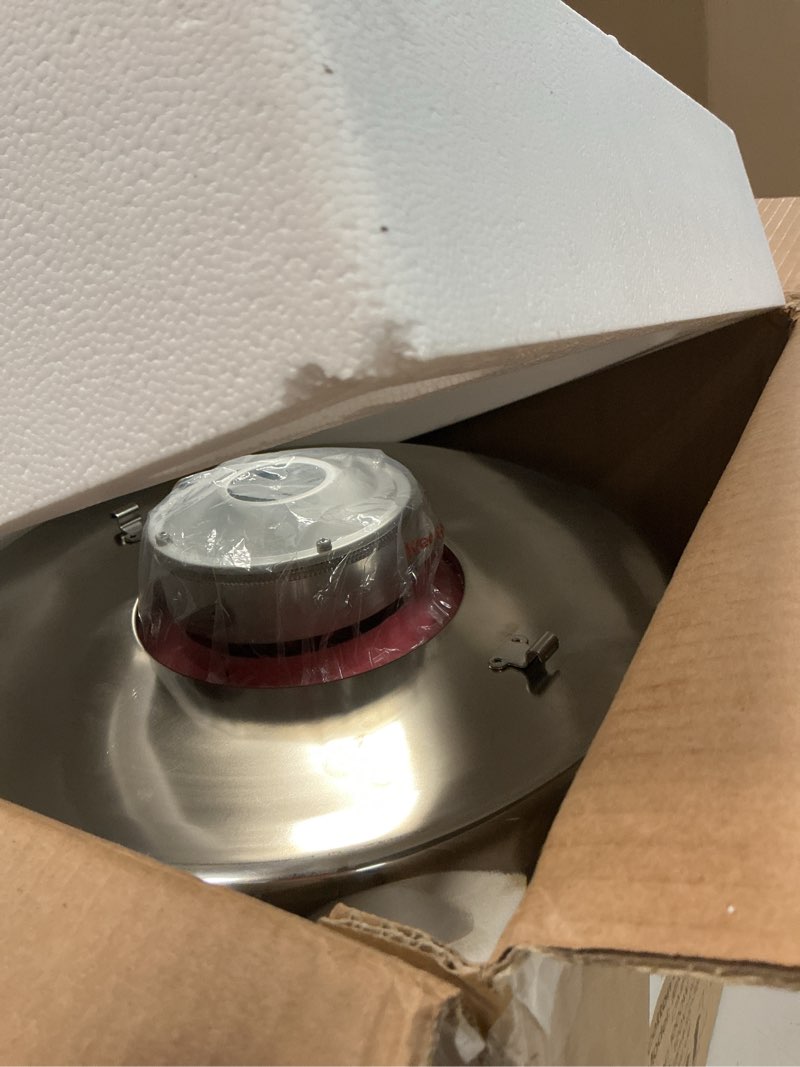 Condition photo showing As Is for VEVOR Electric Cotton Candy Machine, 1000W Commercial Candy Floss Maker with 20.5 in Stainless Steel Bowl, Sugar Scoop, and Drawer, Easy Home Use, Perfect for Kids Birthday, Family Party, Red Red Without Cart