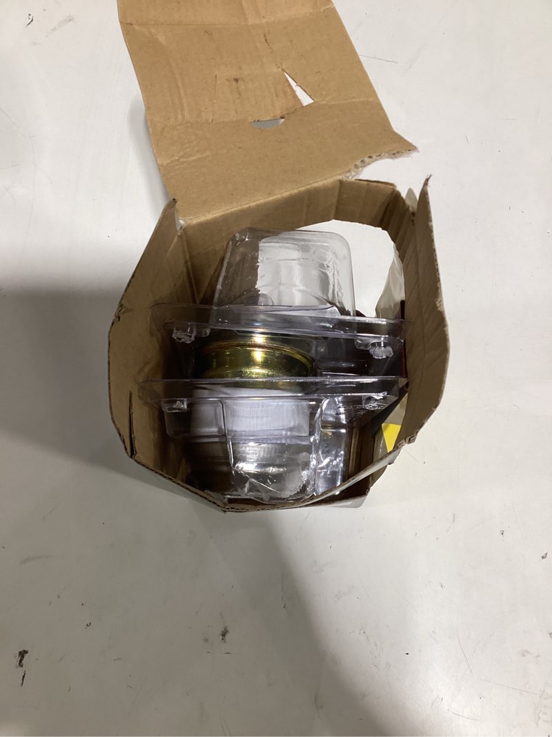 Condition photo showing As Is for kwikset smartkey satin nickel metal deadbolt