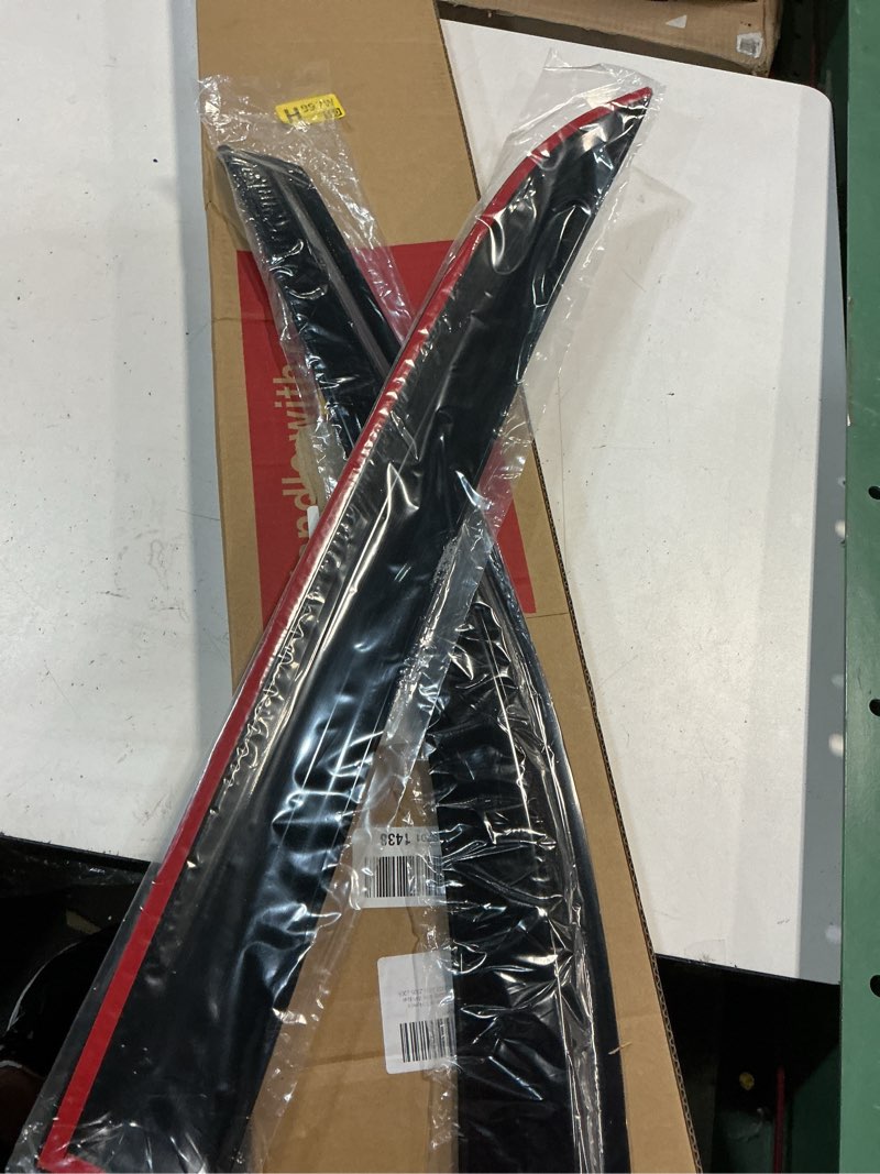 Condition photo showing New/Like New for kpy rain guards fit for 2003-2007 honda accord, out-channel window visors vent wind deflectors 4pc, car accessories for 03-07 accord (sedan only) 2003-2007 accord