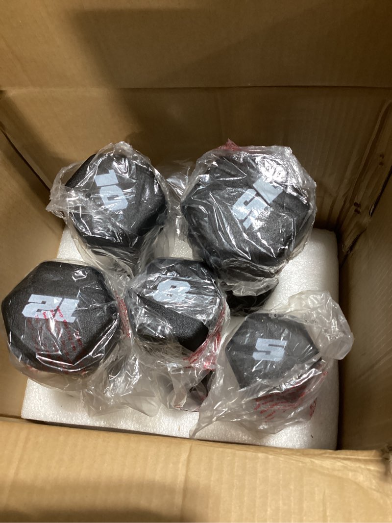 Condition photo showing Good Condition for cap barbell neoprene dumbbell weights pairs & sets | multiple colors black 100 lb set
