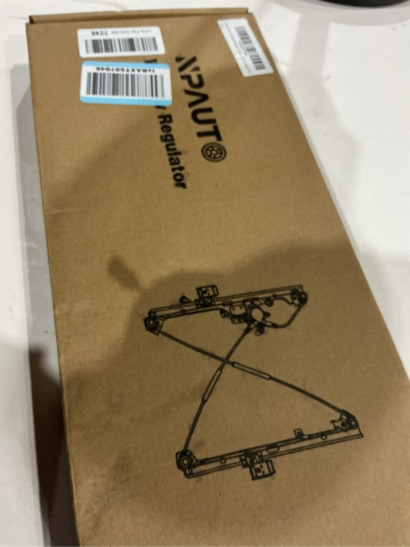 Condition photo showing New/Like New for npauto front right passenger side power window regulator with motor replacement for fiat 500 2012 2013 2014 2015 2016 2017 2018 2019, 751-649 front passenger side