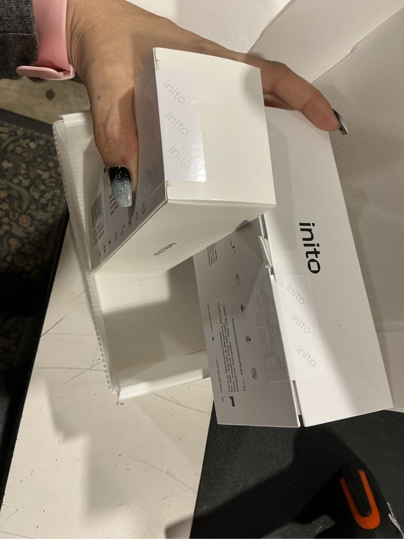 Condition photo showing Good Condition for inito fertility monitor & hormone tracker for women | estrogen, lh, pdg (urine metabolite of progesterone), fsh | track and confirm ovulation | includes 15 strips (compatible with iphone 15 pro) compatible with iphone 15 pro (white)