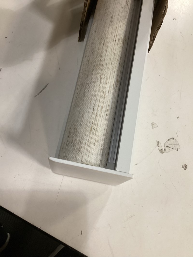 Condition photo showing Good Condition for persilux free-stop cordless blinds for windows shades light filtering roller shades for windows (cream 24" w x 72" h) natural woven fabric uv protection insulation roller blinds for windows, home 24"w x 72"h cream (light filtering)