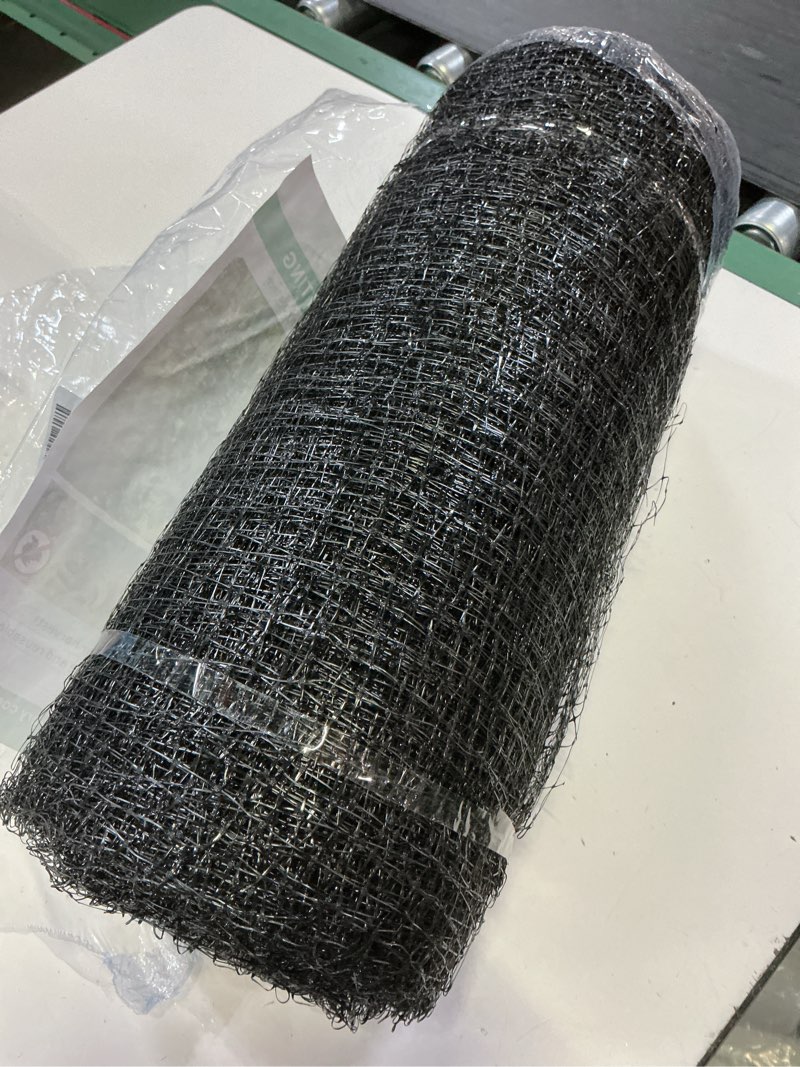 Condition photo showing Good Condition for mklsit deer netting fence, 8ft x 100ft bird netting heavy duty garden netting for garden protection fruit trees vegetable plants against birds, deer and other animals 8 x 100 ft black