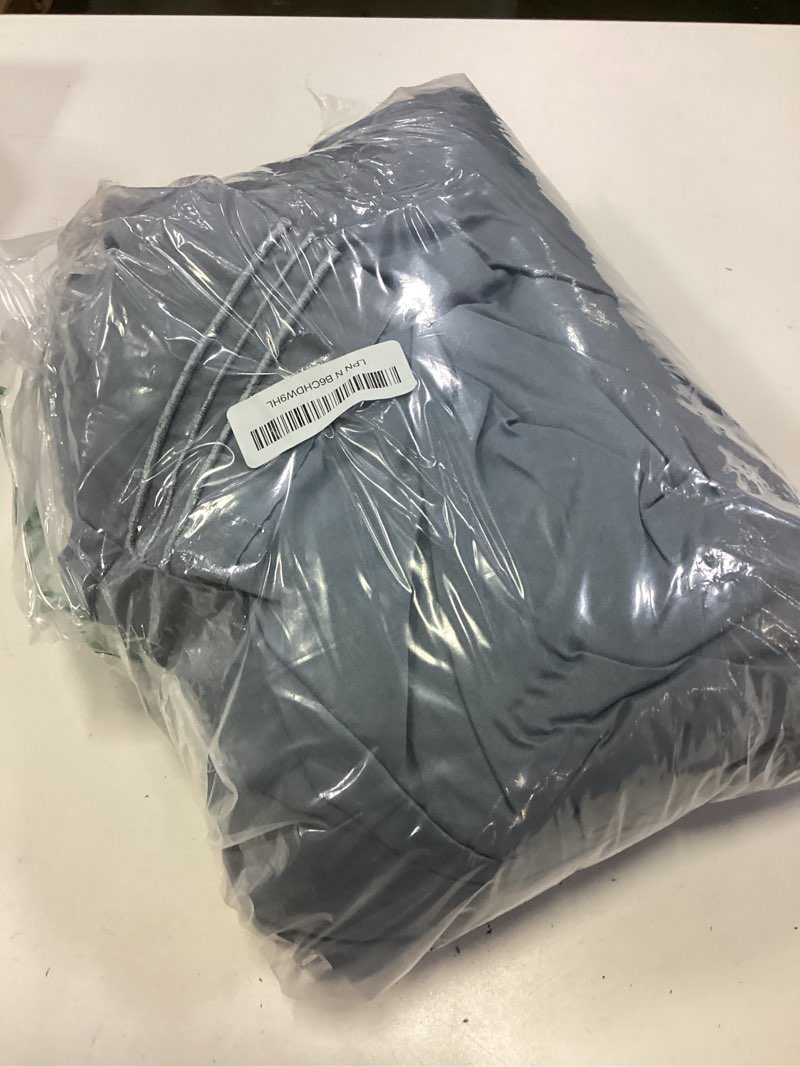 Condition photo showing Good Condition for extra deep king sheet set - 4 piece breathable & cooling bed sheets - easily fits 18 to 24 inch mattress - ultra soft, wrinkle & fade free with extra deep pockets - hotel luxury bedding - steel blue 05 - steel blue king