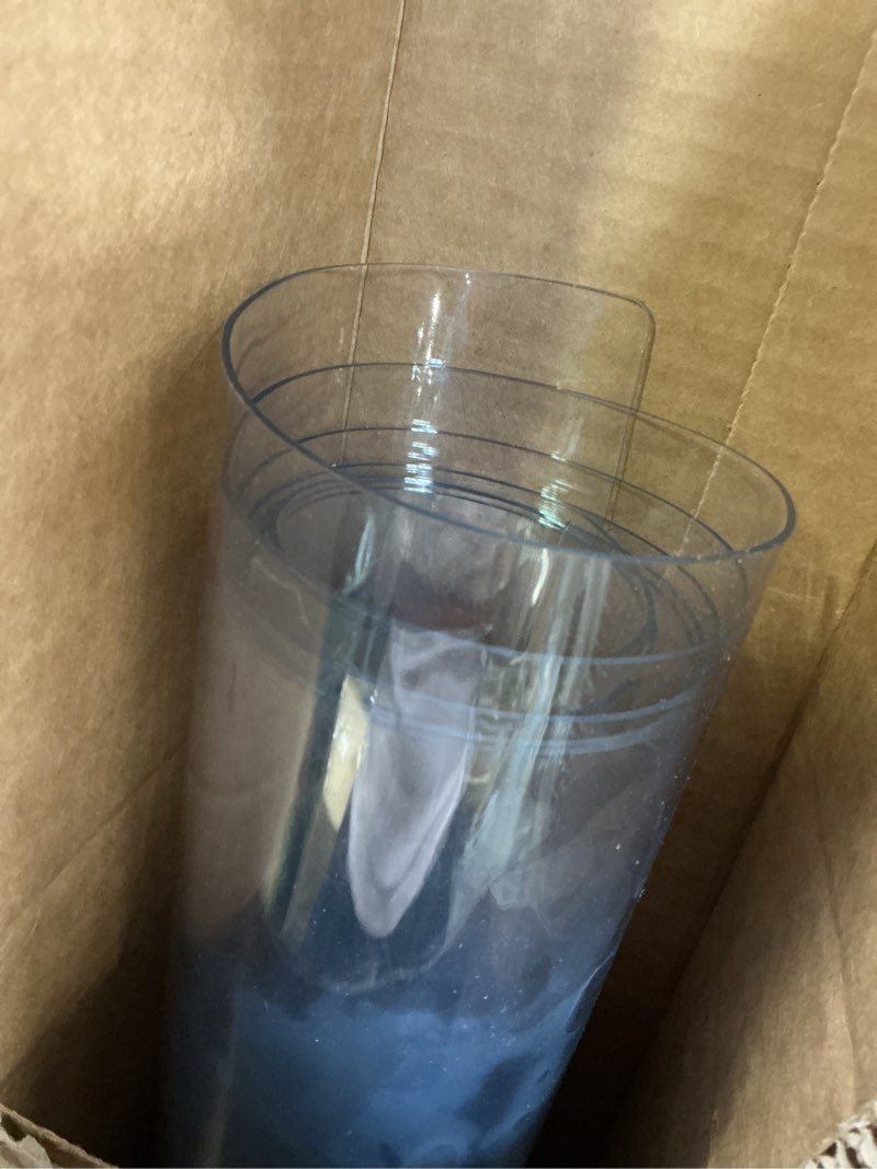 Condition photo showing Good Condition for Clear Table Protector 42 x 78 Inch, 1.5mm Thick Plastic Table Cover, Waterproof PVC Clear Table Cover Protector, Desk Protector Mat, Writing Desk Pad for Desktop, Coffee & Dining Room Table 42" x 78" (Rectangular) Crystal Clear