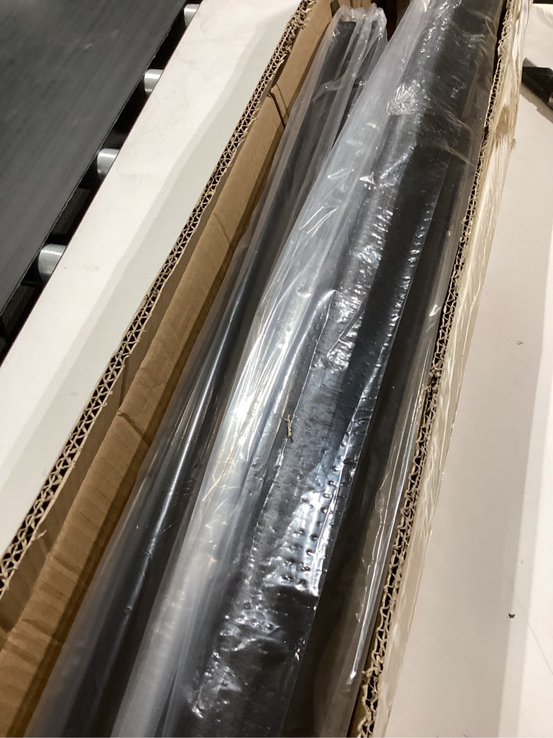 Condition photo showing Good Condition for metty metal handrails for outdoor steps suitable for 1 to 2 steps- wrought iron stair railing- step steady with 2 feet handrailing- safe indoor home banisters (black with balusters) black with balusters 2 step