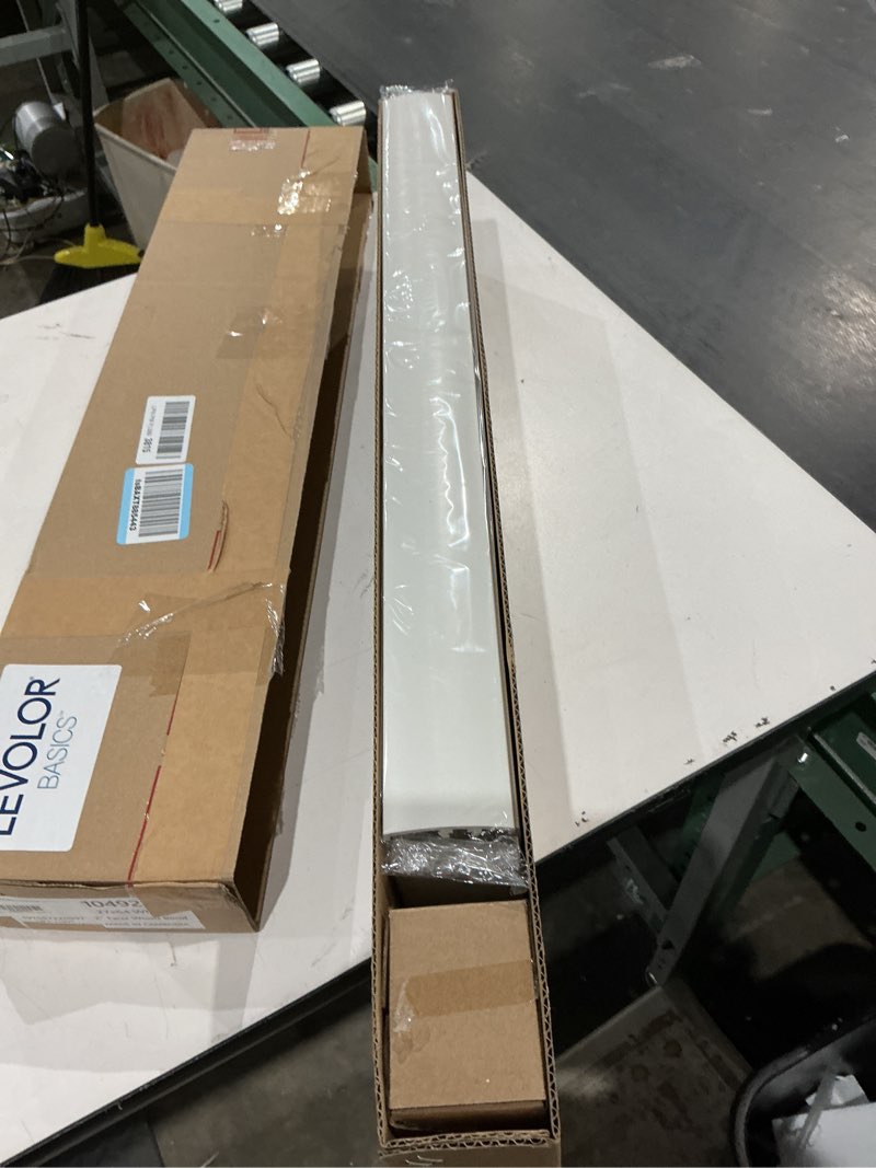 Condition photo showing Good Condition for levolor basics cordless light filtering faux wood blinds, easy to install 2” blinds for windows, timeless look, fits up to 27” width and 64” length, home solution for any space or room 27"w x 64"h