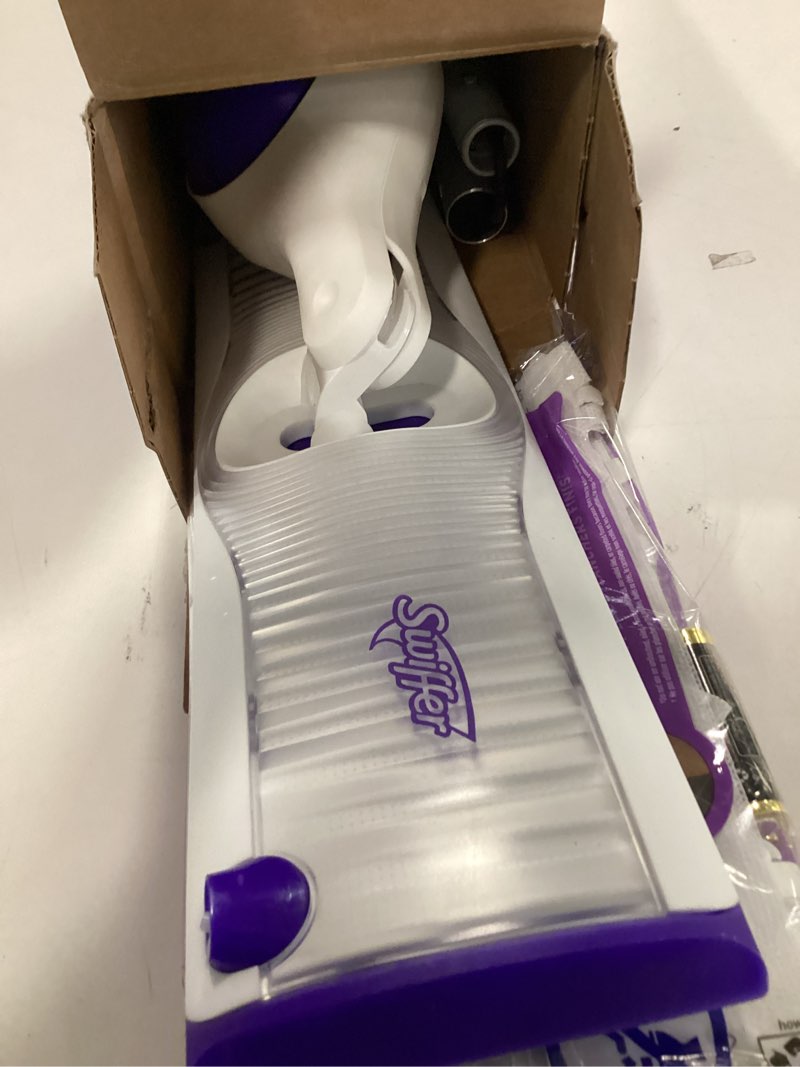 Condition photo showing New/Like New for Swiffer PowerMop Multi-Surface Mop Kit for Floor Cleaning, Includes PowerMop, 2 Mopping Pad Refills,