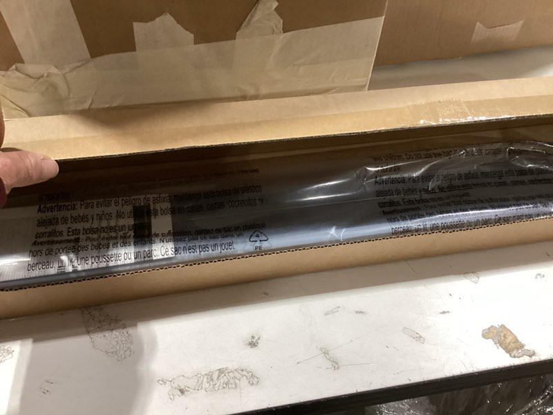 Condition photo showing Good Condition for LazBlinds Cordless Cellular Shades, No Tools No Drill Light Filtering Honeycomb Shades Pleated Blinds for Windows, 29'' W x 48'' H, Dark Grey Light Filtering-dark Grey 29'' W x 48'' H