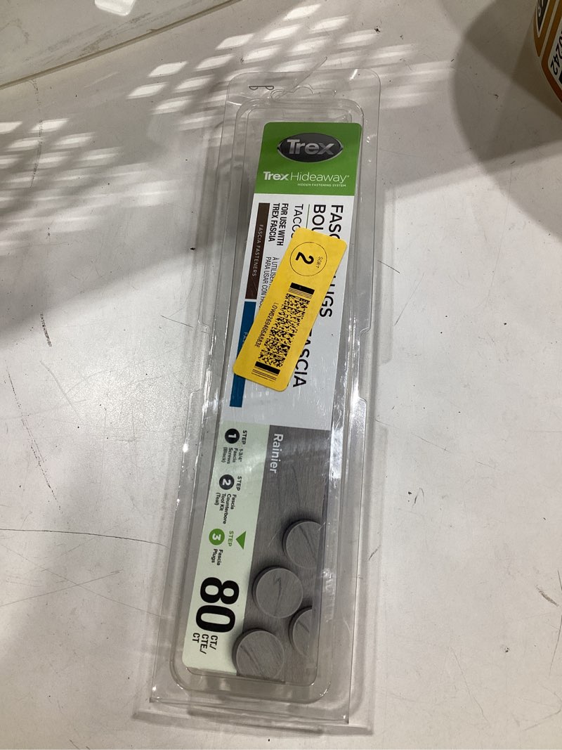 Condition photo showing As Is for trex hideaway 1 millimeters rainier hidden deck fastener 180 square feet ( 80 -pack )