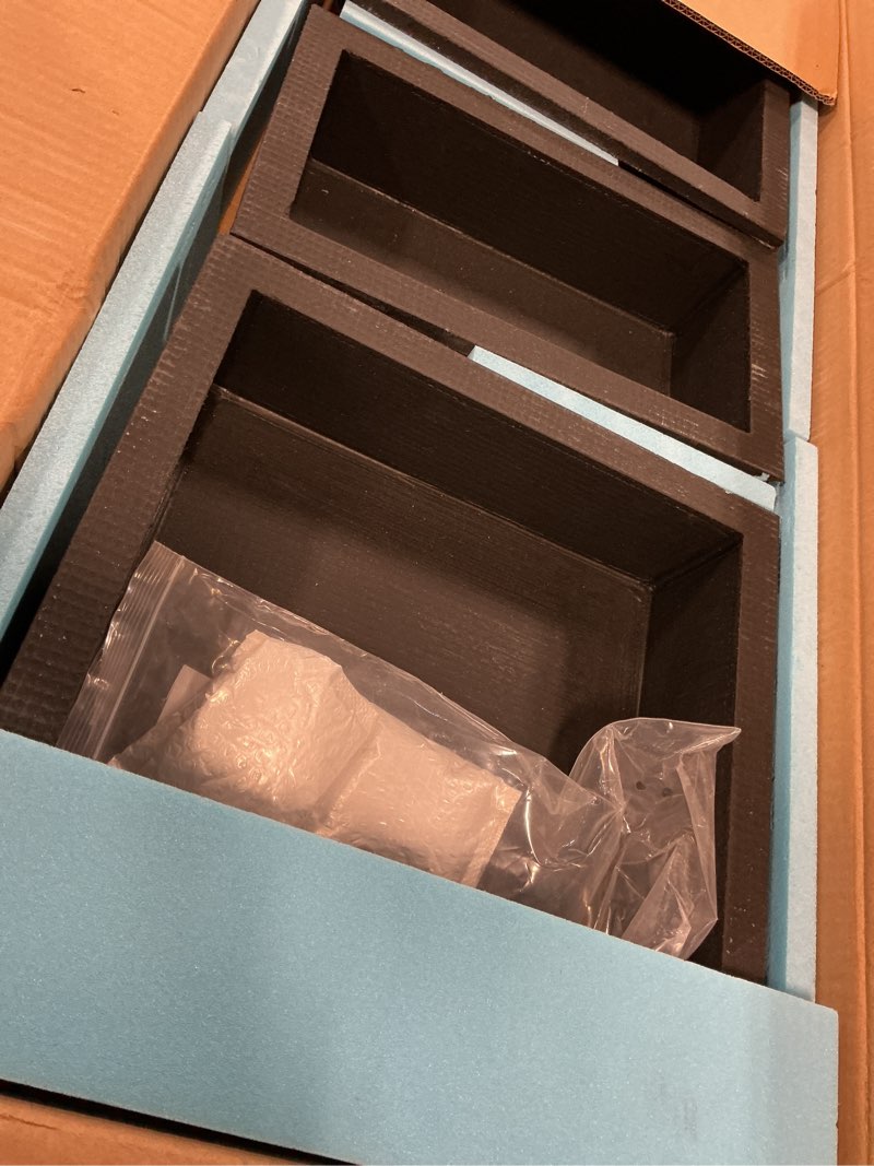 Condition photo showing Good Condition for shower niche insert tile ready 14" x 36" recessed wall niche with movable shelf 3-tier bathroom storage, plenty of space square corners sealed waterproof, matte black 14"w * 36"h (3-layer)