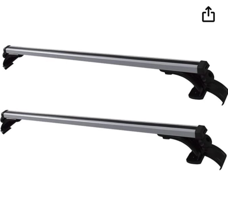 universal car top roof rack cross bar luggage carrier kit