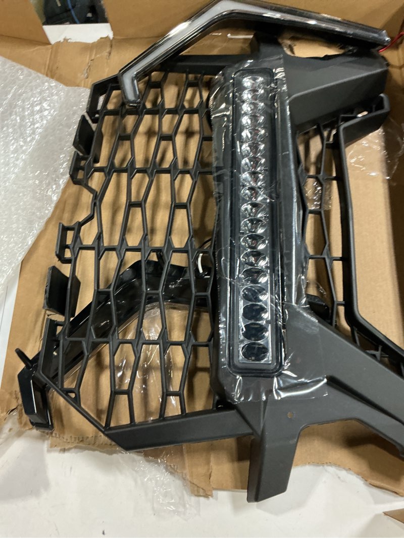 Condition photo showing Good Condition for A & UTV PRO Front Grill Light & Fang Light for Polaris RZR XP 1000/XP4 1000/XP Turbo/XP4 Turbo 2019-2023, LED Turn Signal Signature Accent Light Accessories, Replace OEM # 5455433-070, 2884053,2884871 grill light&fang light