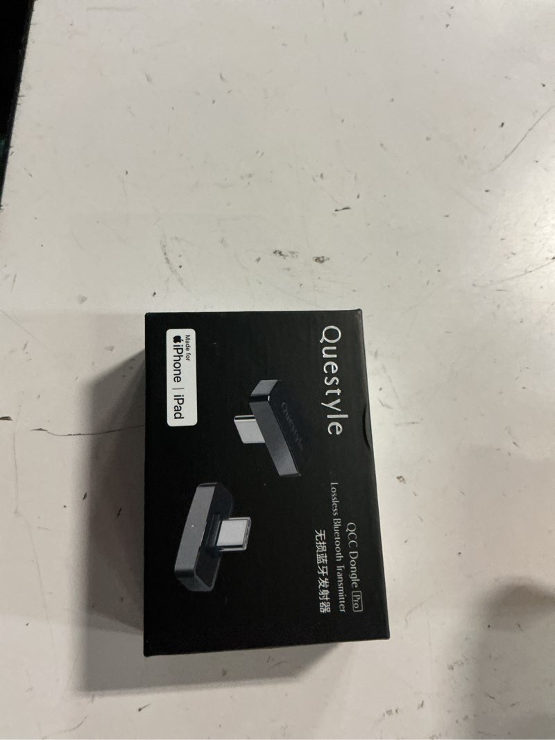 Condition photo showing New/Like New for questyle qcc dongle pro [mfi certified] usb-c bluetooth audio adapter with ldac,aptx lossless&aptx-adaptive,low latency bluetooth 5.4 dongle for ps5,wireless lossless transmitter for pc/headphones
