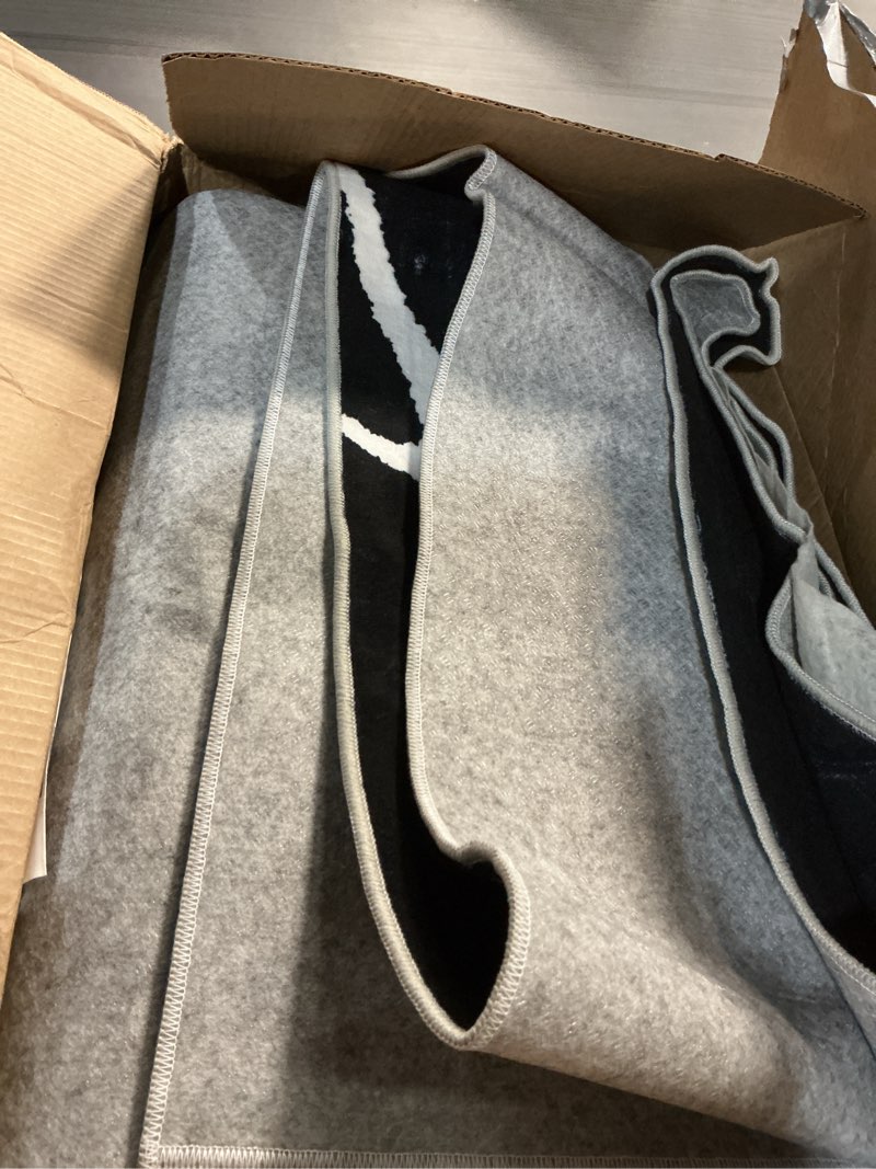 Condition photo showing Good Condition for YIHOUSE Modern Washable Area Rug for Living Room Bedroom - Large Abstract Black and White Rug Non-Slip Ultra-Thin Home Decor (Dark Warping, 8'x10'ft) Dark Warping 8' x 10' (Rectangular)