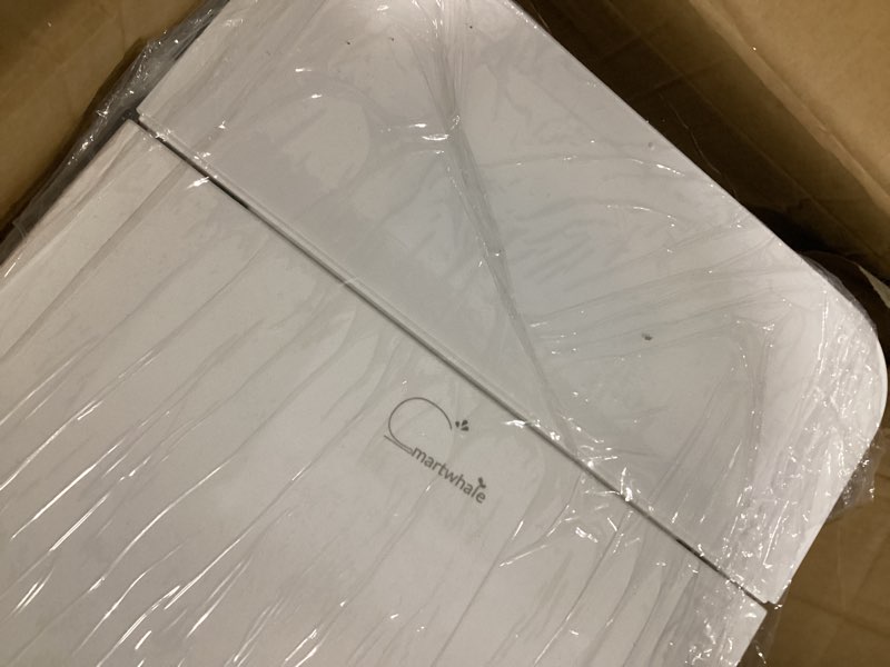 Condition photo showing Good Condition for possibly incomplete smartwhale electric smart toilet with bidet built in, ada 17.6” comfort height for modern homes, tankless one piece, water-saving, heated seat, warm water, air dryer, auto lid, 1000g flush