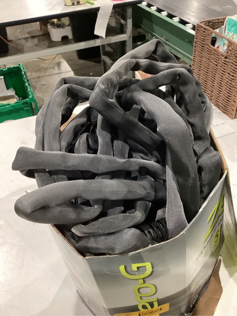 Condition photo showing As Is for teknor apex zero-g 5/8 in. d x 100 ft. l heavy duty commercial grade garden hose