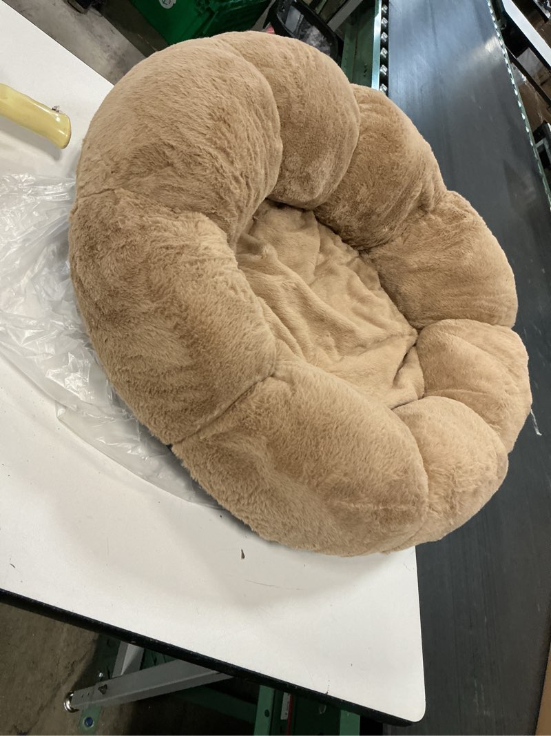 Condition photo showing Good Condition for godderr cat bed pets pad warm thick dogs bed round flower pet bed for small medium dogs cats