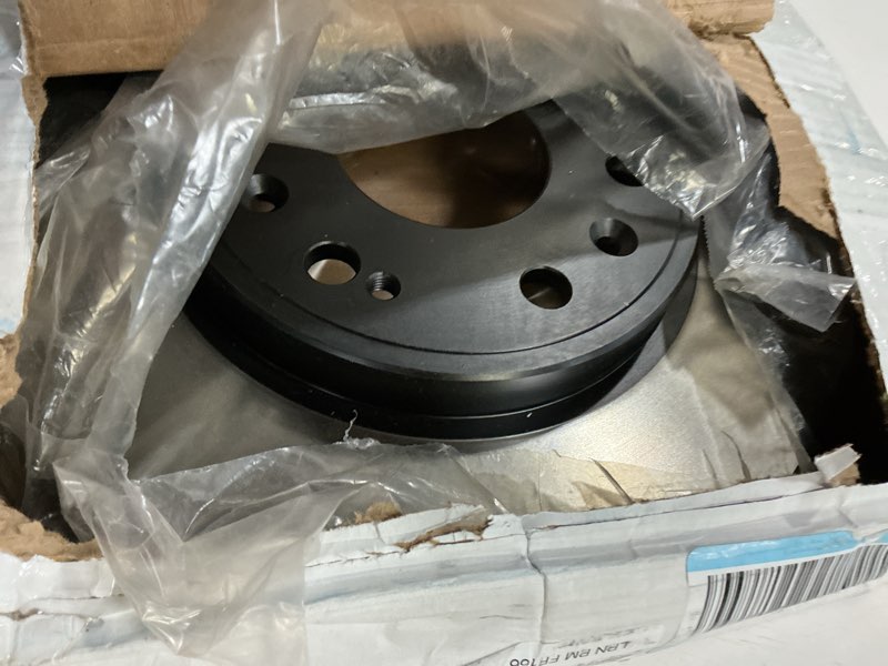 Condition photo showing As Is for acdelco gold 18a1705 (19175334) black hat front disc brake rotor