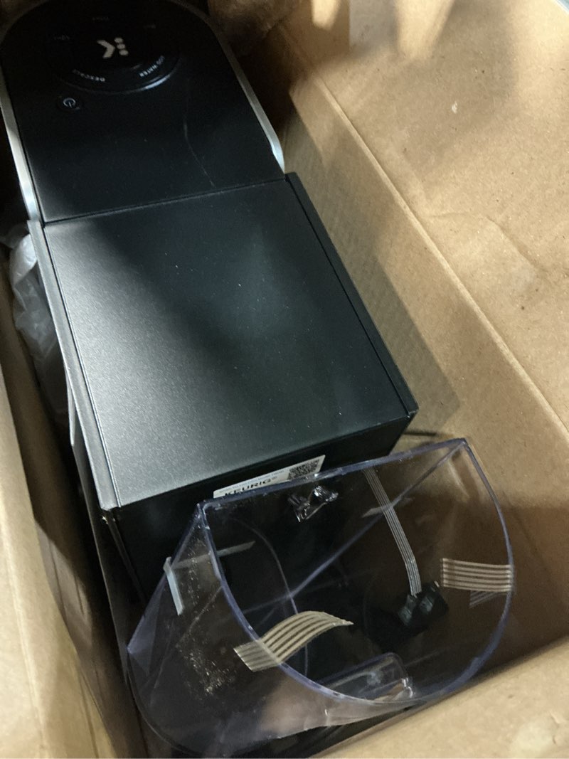 Condition photo showing As Is for Keurig K-Slim Single Serve K-Cup Pod Coffee Maker, Multistream Technology, 3 Brew Sizes, Slim and Sleek Design, 46oz Removable Reservoir, Black