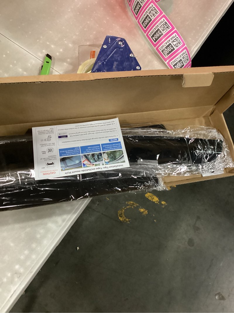 Condition photo showing Good Condition for window visors rain guards for 2015-2024 nissan murano, out-channel window vent wind deflectors visors shades for 15-24 murm ano s sv sl platinum, tape-on