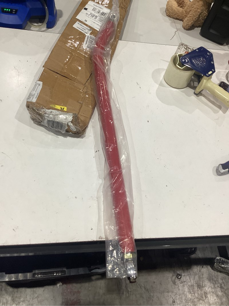 Condition photo showing As Is for bell 47 helicopter throttle control link connecting rod 47-631-252-1