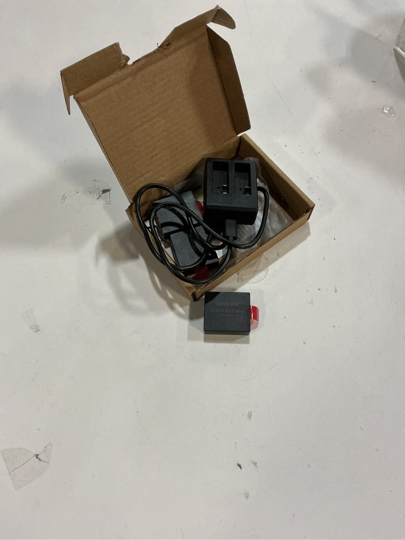 Condition photo showing Good Condition for Action Camera Battery Pack, 1350mAh Rechargeable Battery(3-Pack) with USB Dual Charger for Sports Camera, Compatible with AKASO EK7000/CAMPARK/CROSSTOUR/APEMAN and More
