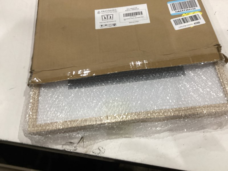 Condition photo showing Good Condition for enjoybasics 16x20 picture frame, display poster 11x14 with mat or 16 x 20 without mat, wall gallery photo frames, natural, 2 pack natural 16x20
