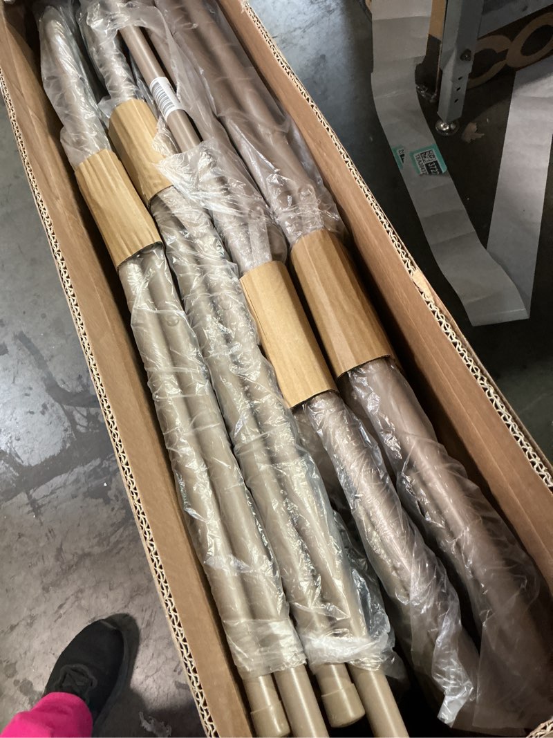 Condition photo showing New/Like New for Sweetcrispy Folding Chair 4 Pack, Plastic Foldable Chairs with 330-Pound Capacity, Sturdy Metal Portable Chair, Easy to Use and Store, Outdoor and Indoor, for Home, Office, Party, Comfy, TAN 4 Pack