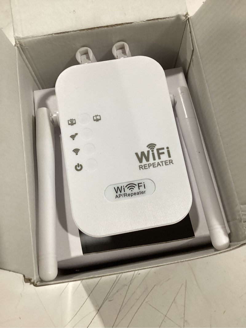 Condition photo showing New/Like New for WiFi Extender,WiFi Extender Signal Booster for for Home & Outdoor,Device Servers Covers Up to 6000 Sq. ft and 35 Devices,Internet Booster Medium
