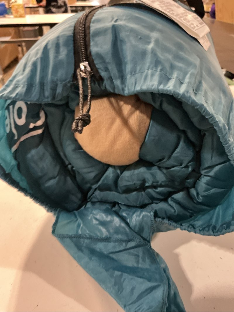 Condition photo showing Good Condition for coleman brazos 20/30°f adult cool-weather sleeping bag with no-snag zipper & stuff sack, machine washable, great for camping, traveling, guests, & more pfas-free 20°f