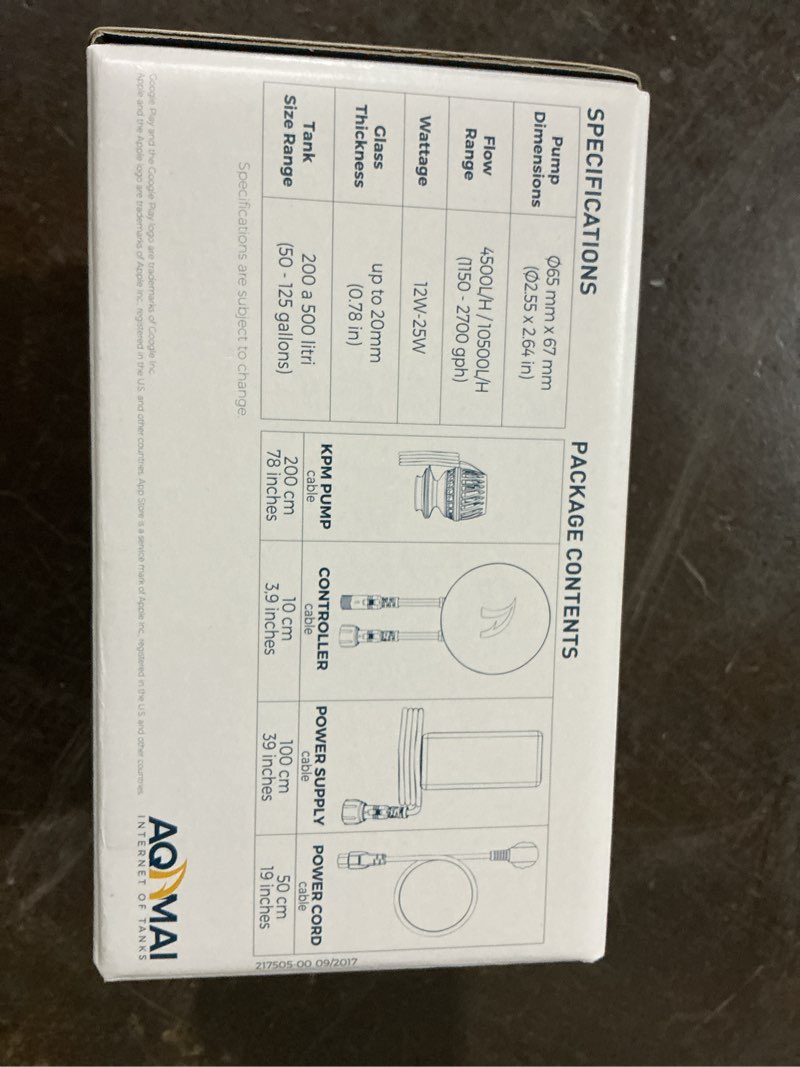 Condition photo showing New/Like New for Hydor Wi-Fi Controllable Wavemaker Pump, 1150-2700 GPH