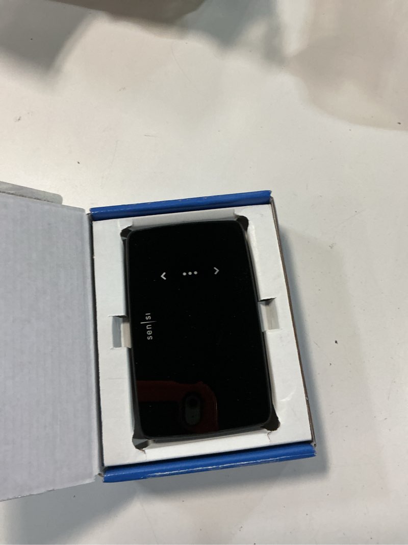 Condition photo showing Good Condition for Sensi Lite Smart Thermostat, Data Privacy, Programmable, Wi-Fi, Easy DIY, Works With Alexa, Energy Star Certified, ST25, Most Systems C-Wire Not Required, Except On Heat/Cool Only and Heat Pump System Black