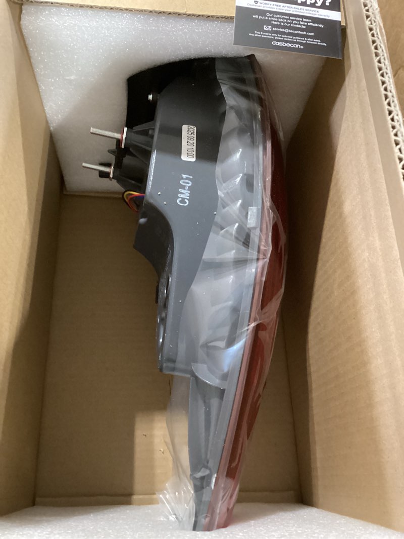Condition photo showing Good Condition for dasbecan driver side tail light compatible with 2013-2016 ford fusion s se left rear light replace# fo2804110 (do not fit titanium model) rear left