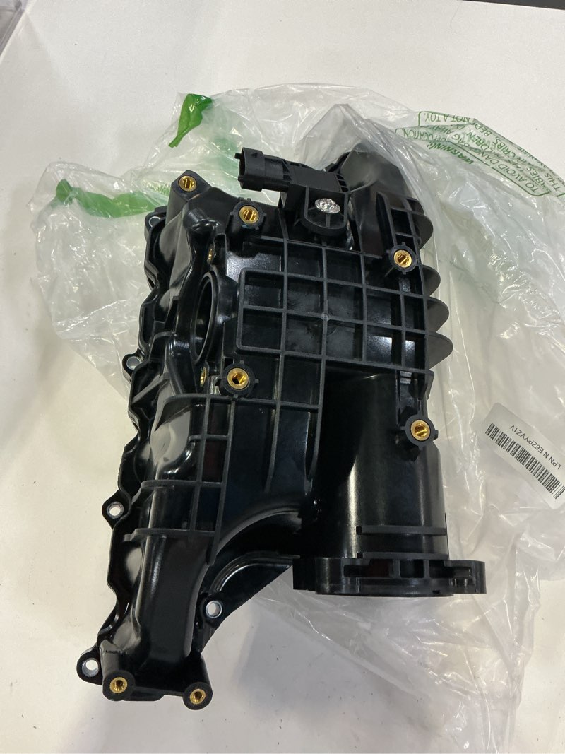 Condition photo showing As Is for 68492577aa engine intake manifold with gasket and sensor compatible with 2014-2018 ram 1500 2014-2019 jeep grand cherokee 3.0l v6 turbo diesel engine replace#68211167aa 68211167ab 68211167ac