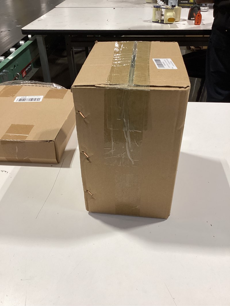 Condition photo showing New/Like New for ceramic vase set of 2 for home decor, white and silver abstract intertwined sculptural vases, decorative pottery centerpiece for living room, dining table or entryway, minimalist art decor gift white silver