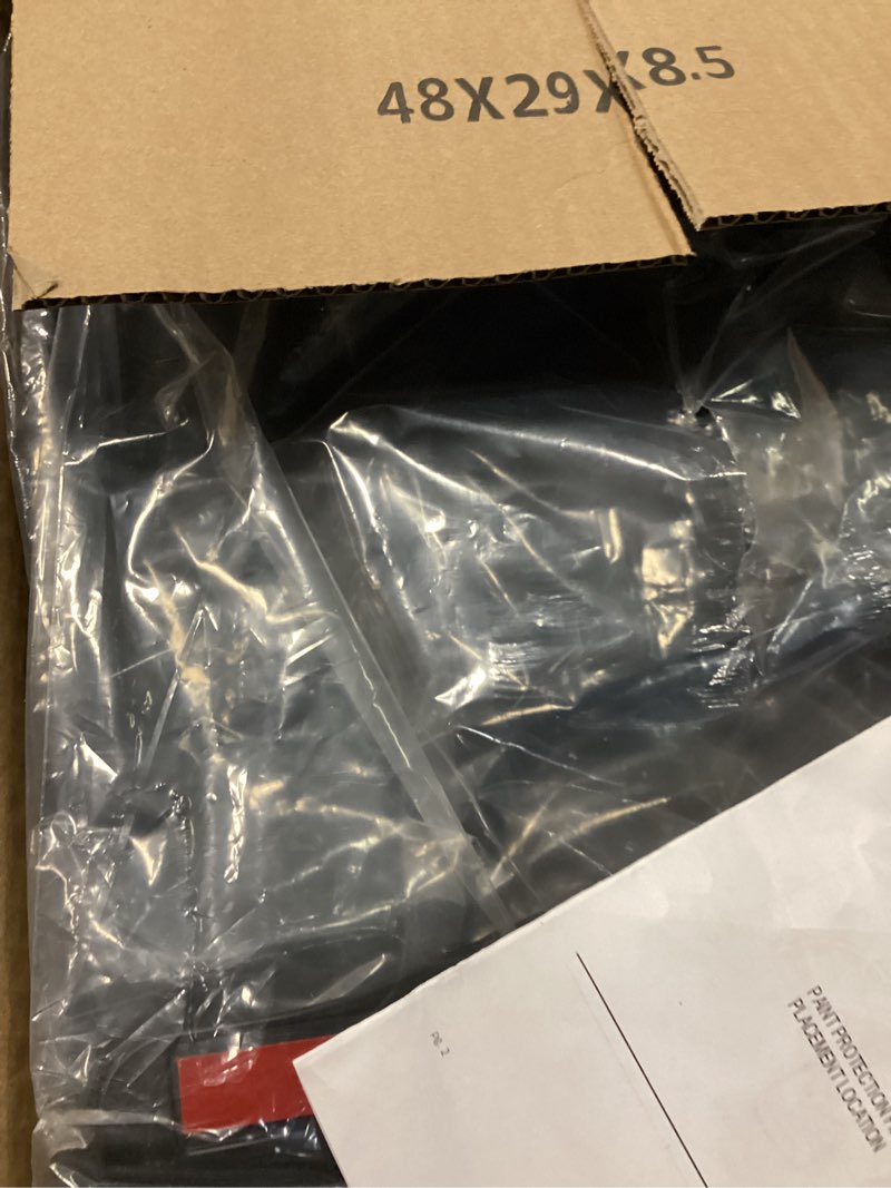 Condition photo showing New/Like New for kiwi master mud flaps for 2019-2024 dodge ram 1500 accessories heavy duty front & rear mud guards (with oem fender flares only, not classic or trx models), non-drilling