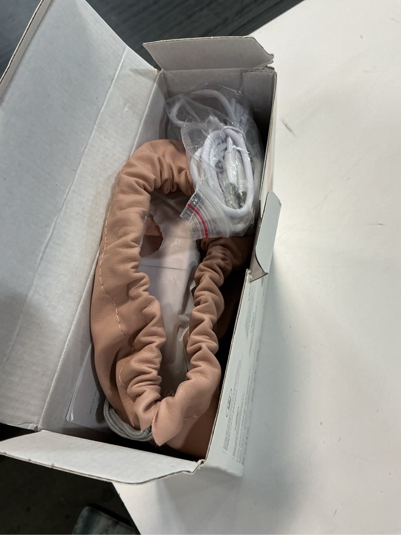 Condition photo showing New/Like New for rorsou c6 active noise cancelling headphones, wireless over ear bluetooth headphones, 60h playtime, lightweight folding deep bass comfort fit ear cups headset with mic for ipad/pc/home rose gold