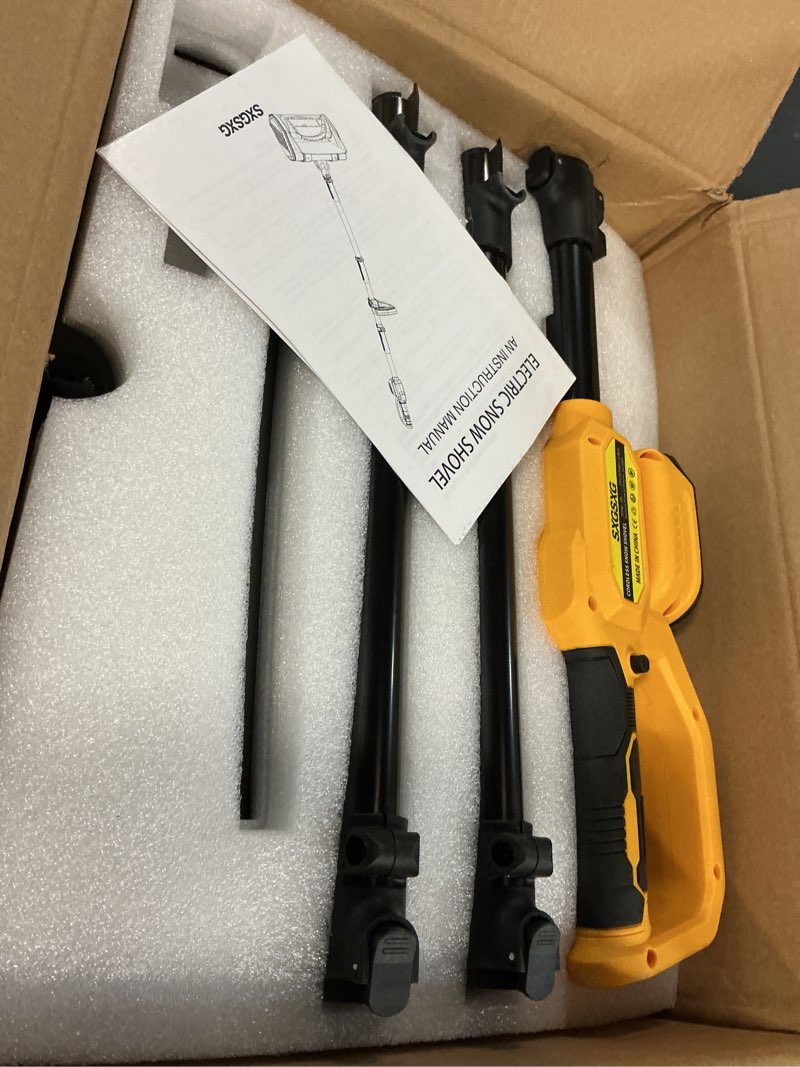 Condition photo showing Good Condition for Electric Snow Shovel for Dewalt 20V Max Battery, 11" Brushless Snow Blower with Adjustable Handle, Max 26 FT Snow Thrower, Cordless Snow Shovel 20V for Driveway, Sidewalk, Patio, Deck (No Battery) Compatible with Dewalt Battery
