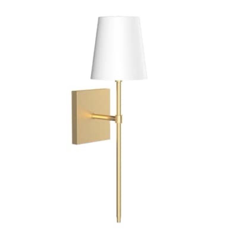 energetic 5.42-in 1 light matte gold integrated led modern/contemporary bathroom vanity light
