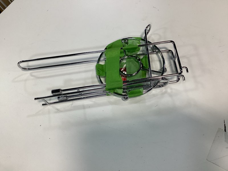 Condition photo showing As Is for Simple Houseware Chrome Paper Towel Holder