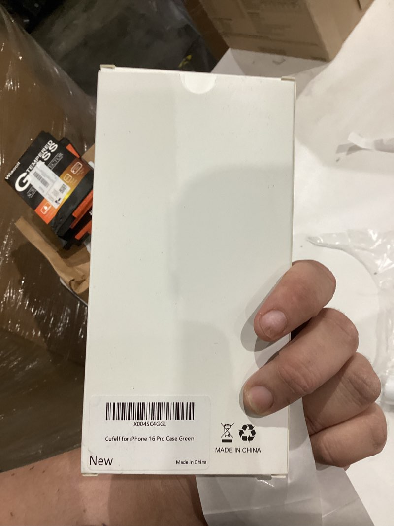 Condition photo showing New/Like New for Cufelf Magnetic for iPhone 16 Pro Case(Compatible with Magsafe)(Built-in Invisible Kickstand) Military Drop Protection,Anti-Fingerprint,Anti-Scratch,Matte Translucent Phone Cover,6.3",Black iPhone 16 Pro Case A-Black