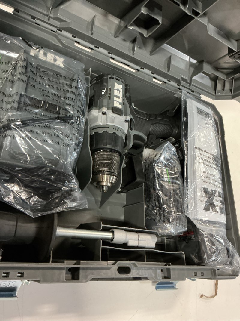 Condition photo showing Good Condition for FLEX 24-volt 1/2-in Keyless Brushless Cordless Drill ( Charger Not Included )